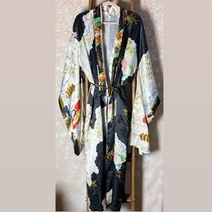 Bell Sleeve Kimono Style Robe